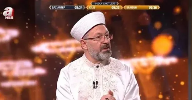 Prof. Dr. Ali Erbaş A Haber Sahur Vakti’ne konuk oldu! Ramazan ayı merhem gibi geldi deyip Gazze’ye dikkat çekti: İnanmışlığı gördük