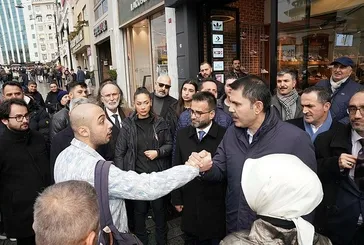 Murat Kurum'a esnaf ziyaretinde vatandaştan tam destek! CHP'ye tepki: PKK ile kol kola gezene oy yok