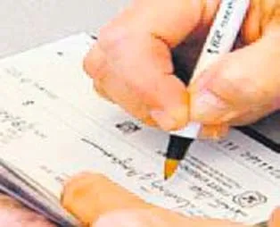 Karşılıksız çek yaprağına 1.200 lira