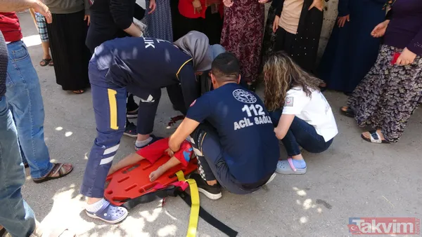 Görülmemiş olay! Yaslandığı pencereyle beraber halasının üstüne düştü - 2