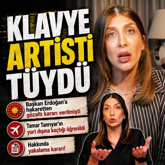 Başkan Erdoğanı hedef alan Tanrıyar yurt dışına kaçtı: Yakalama kararı çıkarıldı