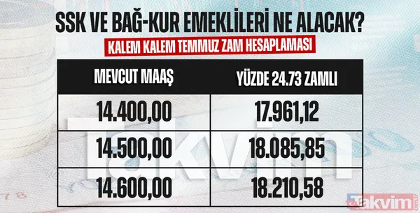 EMEKLİLERİN MAAŞ ZAMMI BELLİ OLDU| SSK ve Bağ-Kurlulara zam hesaplama! En düşük emekli maaşı ne kadar 2024? - 24