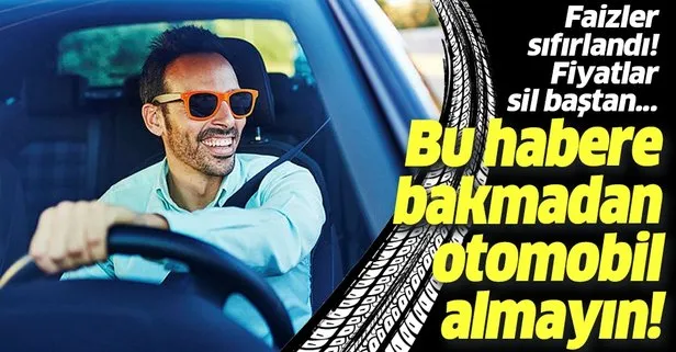 Sıfır otomobil fiyatlarında büyük fırsat