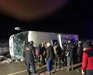 Amasya’da otobüs kazası! Ölü ve yaralılar var
