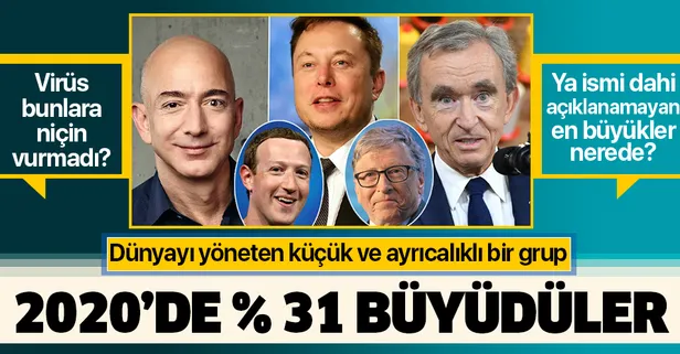Dünyanın en zengin 500 insanı, koronavirüse rağmen 2020'de toplam 1,8 trilyon dolar daha zengin oldu