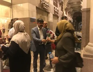 Hac ibadeti 2 yıl sonra yeniden başladı! Hacı adayları Medine'de böyle karşılandı