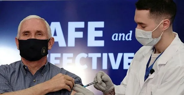 Son dakika: ABD Başkan Yardımcısı Pence ve eşi Karen Pence canlı yayında koronavirüs aşısı oldu
