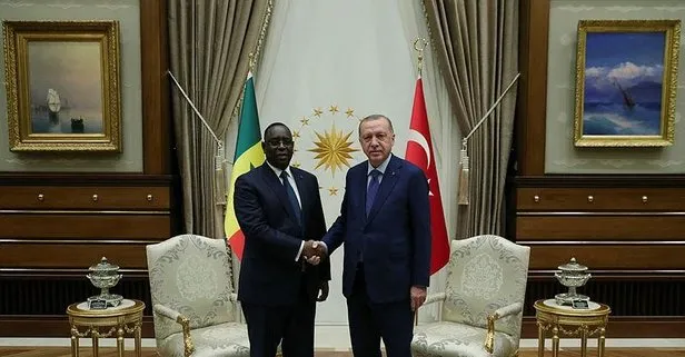 Başkan Erdoğan, Senegal Cumhurbaşkanı Sall ile görüştü