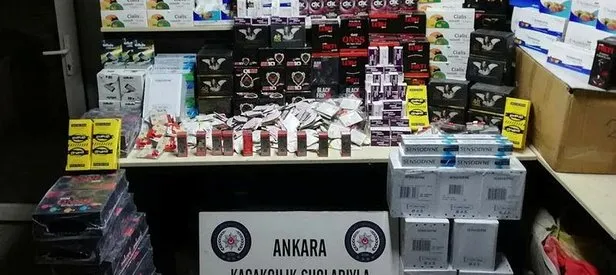 Başkentte kaçakçılık operasyonu