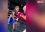 Arka Sokaklar’ın Zeliş’i Yüsra Geyik’ten yumruk şovu! Fit haline yorum ve beğeni yağdı: ‘’Makine’’