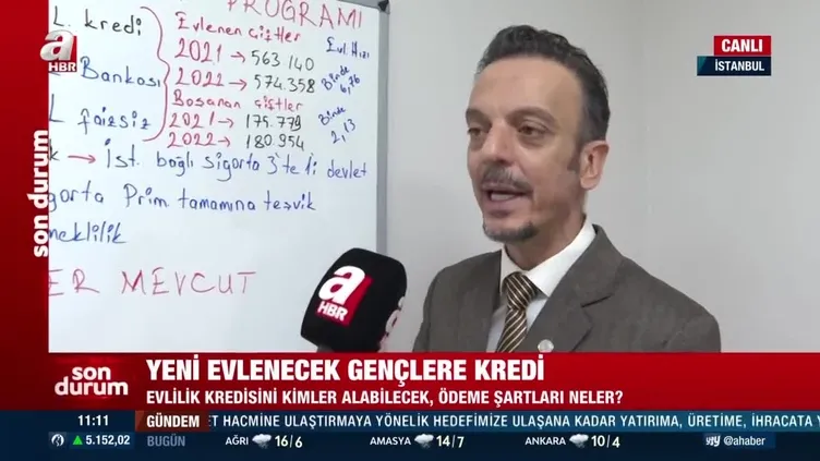 EVLİLİK KREDİSİ HABERİ: 2 yıl geri ödemesiz, Faizsiz evlilik kredisiyle yeni evlenecek çiftlere 150 bin TL kredi müjdesi! |VİDEO