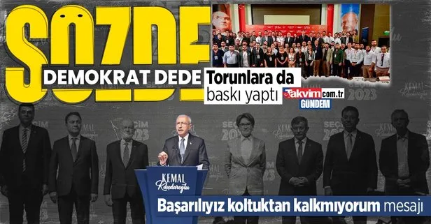 Kemal Kılıçdaroğlu koltuğu bırakmıyor; Gençlik kollarına ’gözüm üzerinizde’ mesajı