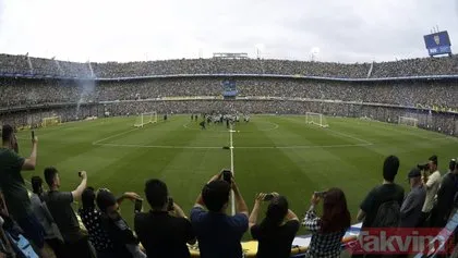 Boca Juniors taraftarından takımına inanılmaz destek