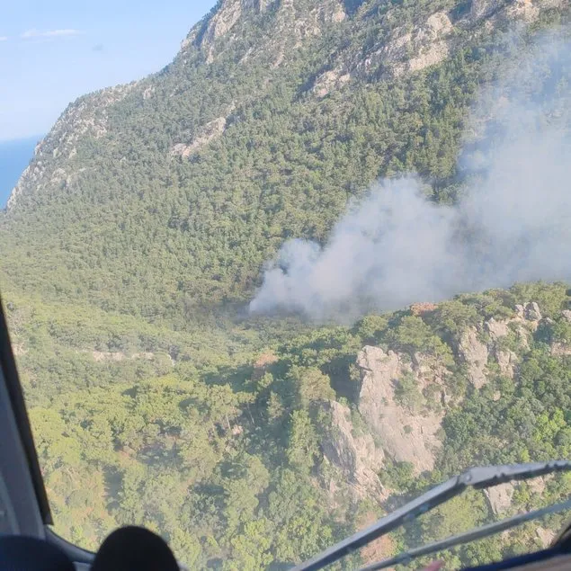 Antalya’da orman yangını