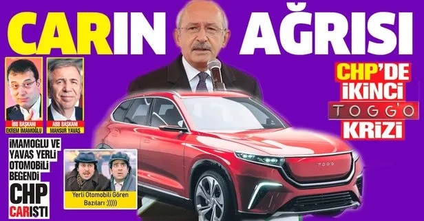 CHP'de yerli otomobili beğenenlere cadı avı!