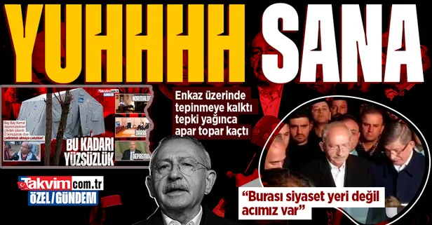 Afet bölgesinde siyaset devşirmeye çalışan Kemal Kılıçdaroğlu'nu vatandaşlar yuhaladı! Tepkiler üzerine bölgeyi apar topar terk etti