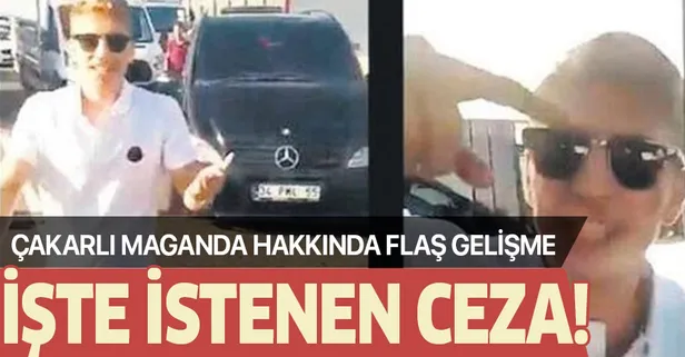 Çakarlı maganda Muhammed Enes Uysal hakkında flaş gelişme! İşte hakkında istenen ceza!