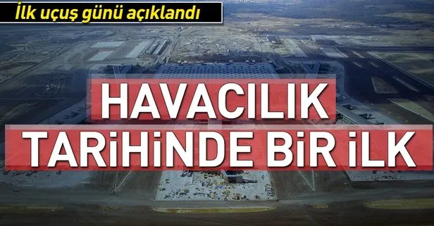 Yeni havalimanından ilk uçuş tarihi belli oldu