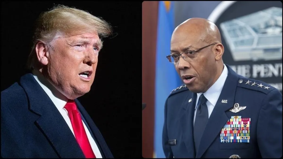 Donald Trump, ABD Genelkurmay Başkanı Brown'ı görevden aldı!
