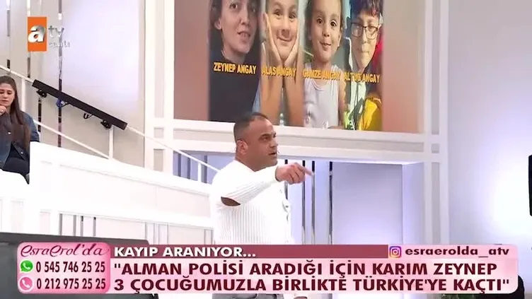 3 ufak çocuğunu alıp Türkiye’ye kaçtı! Esra Erol’da akılalmaz olay