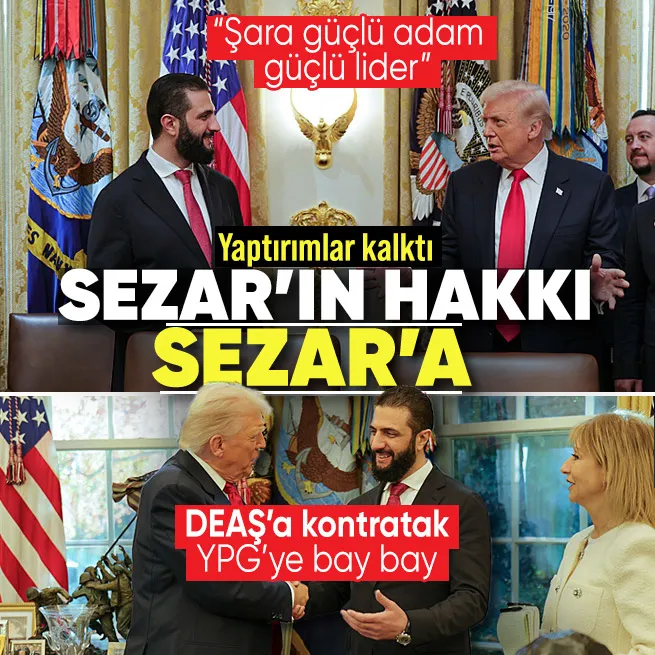 Trump ve Şara görüşmesi sonrası Şama yaptırımlar kaldırıldı | DEAŞa kontratak YPGye darbe