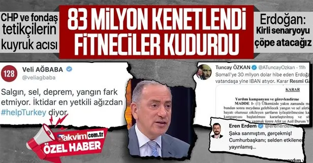 83 milyonun afetler sonrası dayanışma ruhuyla kenetlenmesi fitnecileri rahatsız etti!