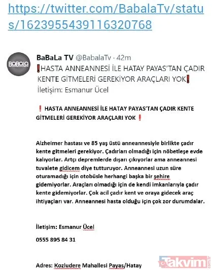 Oğuzhan Uğur'un sahibi olduğu Babala isimli sosyal medya hesabı “Baraj patladı” yalanı ve paylaştığı sahte ihbarları tek tek sildi - 30