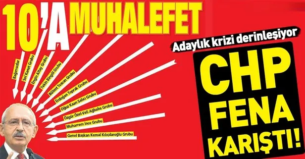 Kılıçdaroğlu’nun CHP’si yerel seçimler öncesi fena karıştı