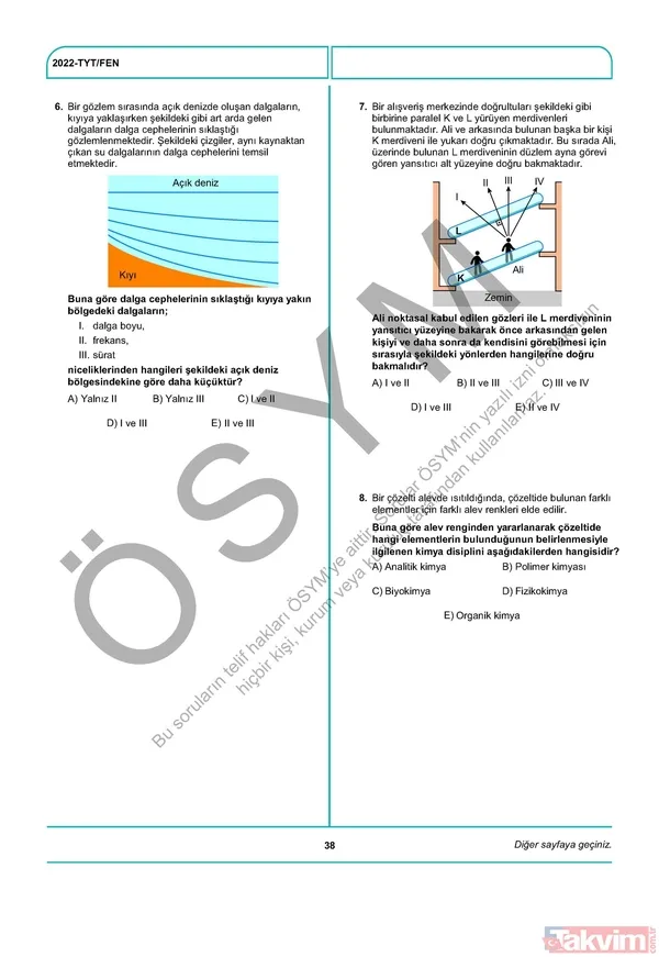 YKS TYT FUL A-B-C-D kitapçığı soru ve cevap anahtarı! 2022 YKS TYT SORU VE CEVAPLARI PDF İNDİR! osym.gov.tr YKS TYT Türkçe, Sosyal Bilimler, Matematik, Fen, Coğrafya, Din cevap anahtarı! - 40