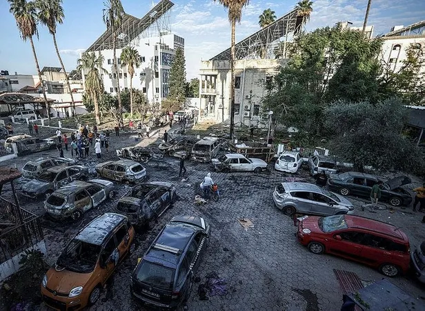 ABD verdi İsrail vurdu! Gazze’ye hastane saldırısını soykırımcı Tel Aviv’in düzenlediği kanıtlandı: Batı üç maymunu oynuyor-9