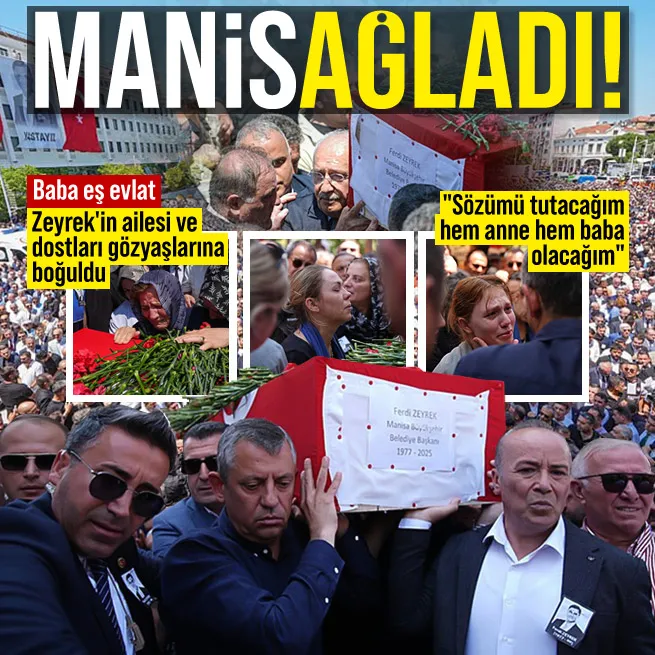 Manisa Büyükşehir Belediyesi Başkanı Ferdi Zeyrek son yolculuğuna uğurlandı