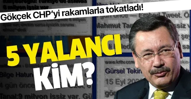 Melih Gökçek CHP’lileri rezil etti!