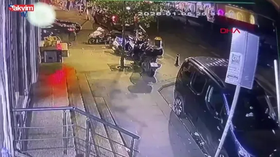 Mahalle berberinin öldüğü kaza kamerada!