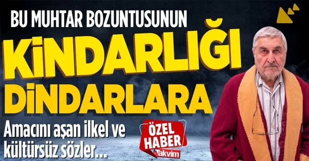 Cihat Tamer’in kindarlığı dindarlara! Skandal sözler