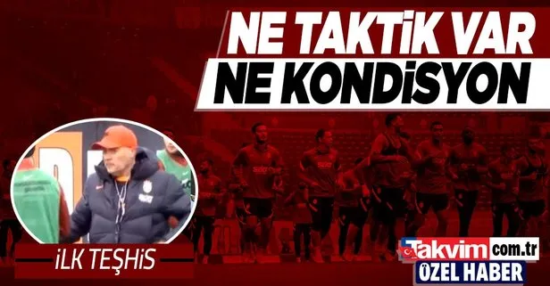 Çift idman kararı almıştı! Galatasaray’ın yeni hocası Domenec Torrent’ten takıma ilk teşhis