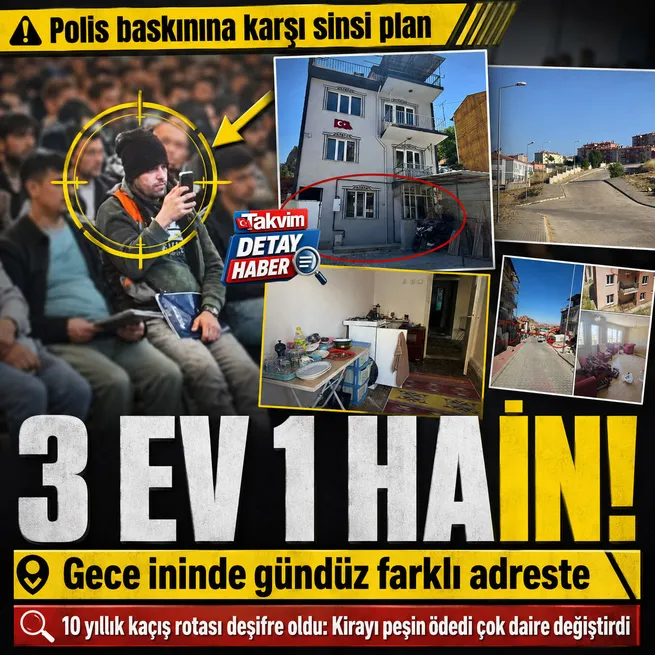 10 yıldır firariydi! Başkan Erdoğana suikast timinin son üyesi FETÖcü hain Burkay Karatepenin 3 evi ve hücre evi görüntülendi
