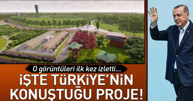 Cumhurbaşkanı Erdoğan Yenikapı mitinginde Millet Bahçesi proje animasyonunu izletti