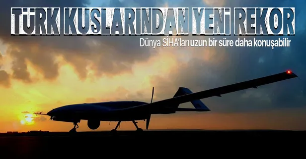 Son dakika: SİHA'lardan tarihi rekor! Türk kuşları tam 300 bin saat havada kaldı