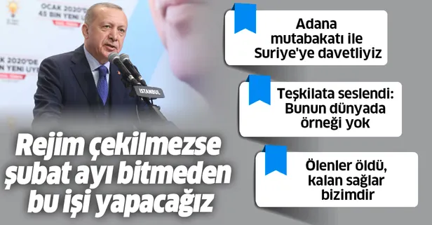 Son dakika: Başkan Erdoğan'dan İstanbul'da önemli açıklamalar