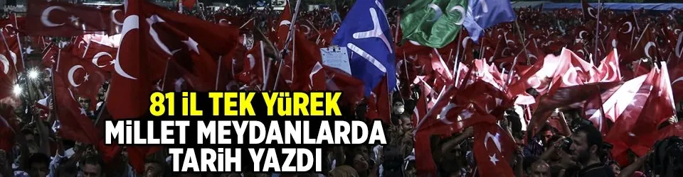 Türkiye tek ses tek yürek