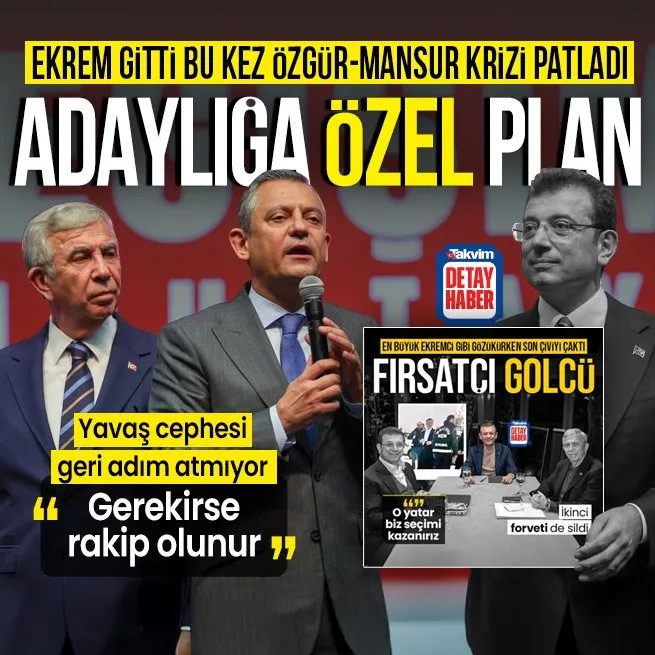CHPnin adaylık yarışında yeni perde: Ekrem İmamoğlu sonrası Özgür Özel - Mansur Yavaş savaşı mı?