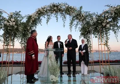 Başkan Erdoğan nikah şahidi oldu! Mesut Özil ve Amine Gülşe evlendi