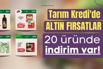 Tarım Kredi Market’te 4 günlük indirim başladı! 300 TL üzeri alışverişte 24,90’a düşecek: Kağıt havlu, siyah çay...