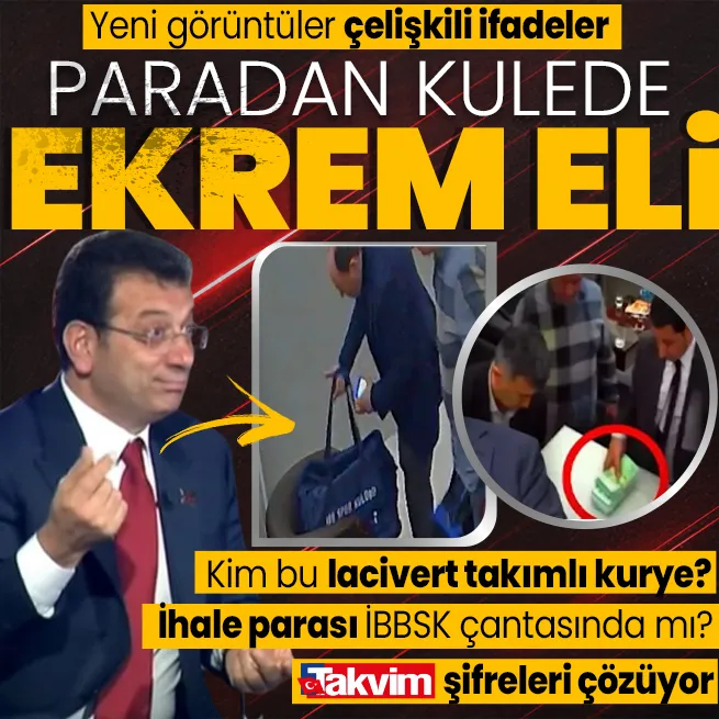 CHPdeki paradan kulede Ekrem eli! İBBSK çantalı kurye ofise 1 milyon lira mı getirdi? Yeni görüntüler çelişkili ifadeler...