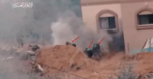 Cehenneme kargo | Kassam Tugaylarından yeni görüntüler geldi! Hamas, işgalci İsrail askerlerini böyle avladı...