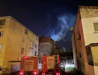 Kartal’da alevler geceyi aydınlattı