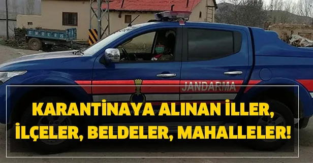 Türkiye’de corona virüsü (Kovid-19) hangi il ve ilçelerde var?