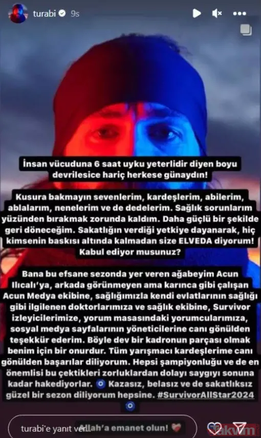 Survivor'dan bir anda ayrılmıştı! Turabi Çamkıran ayrılır ayrılmaz soluğu Instagram'da aldı "Boyu devrilesice..." - 5