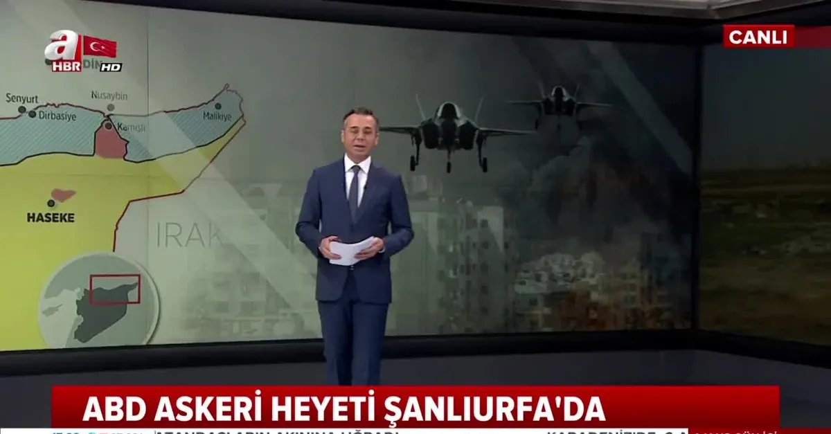 ABD ve Türk askerleri sınırda (Video)