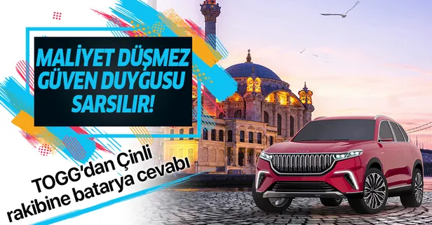 TOGG'dan Çin'li rakibinin batarya hamlesine cevap: Sistemin maliyetini düşürmez